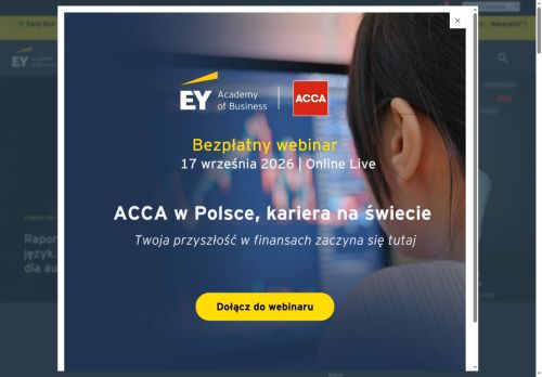 ERNST & YOUNG Sp. z o.o. ACADEMY OF BUSINESS Sp. k.